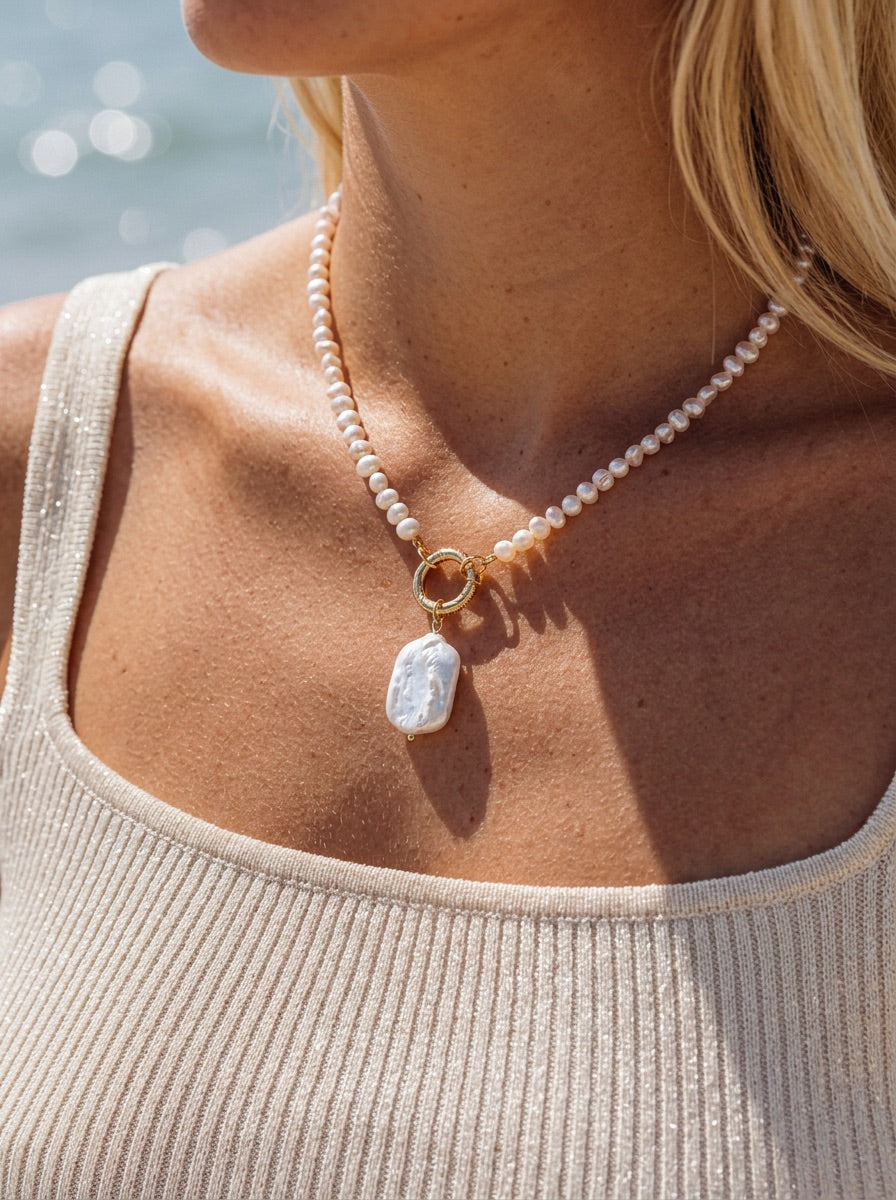 Rosé Baroque Necklace