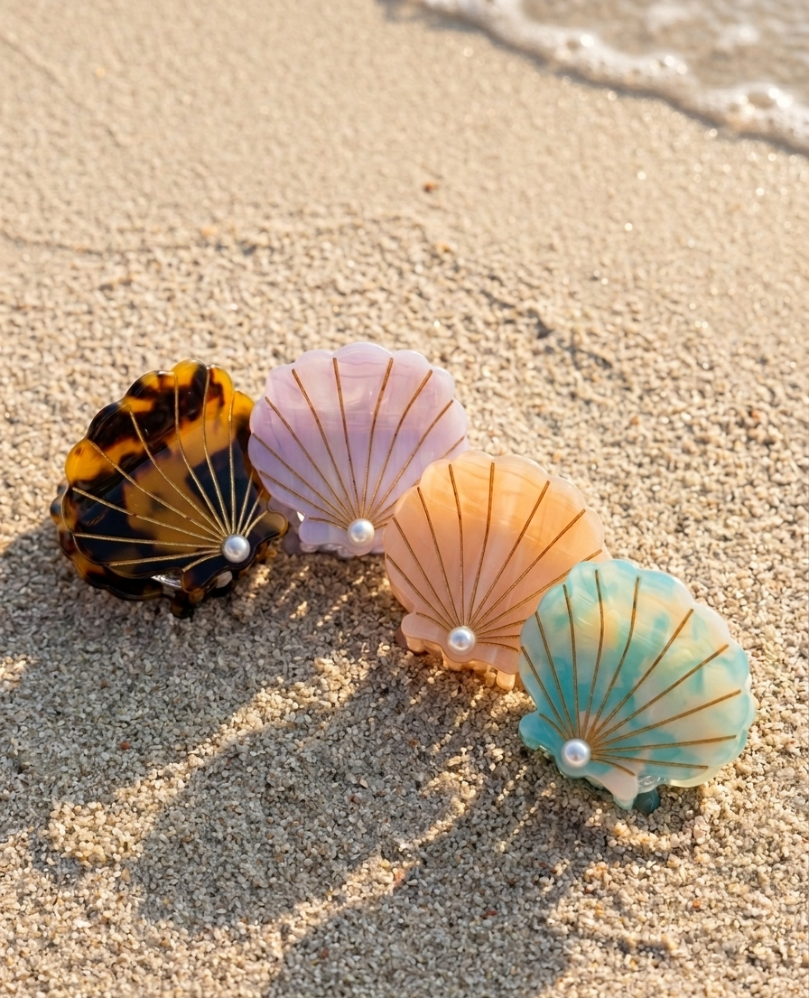 Aura Pearl Shell Clip