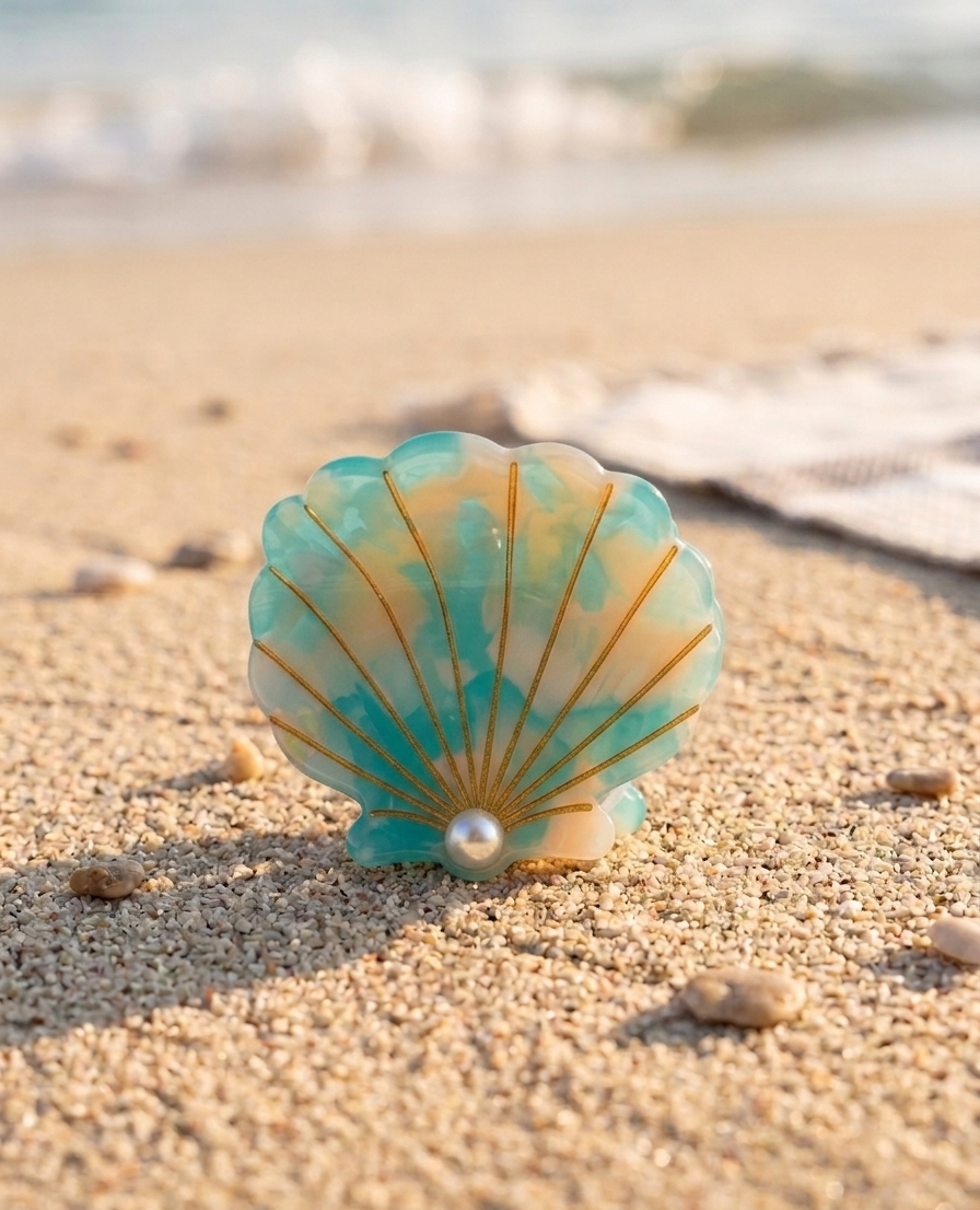Aura Pearl Shell Clip