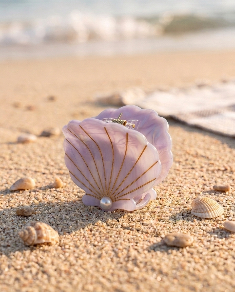 Aura Pearl Shell Clip