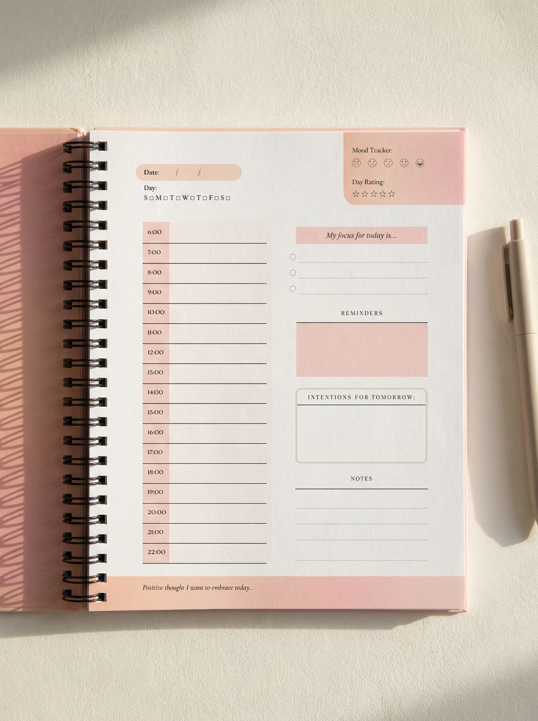 The Inner Glow Undated Planner